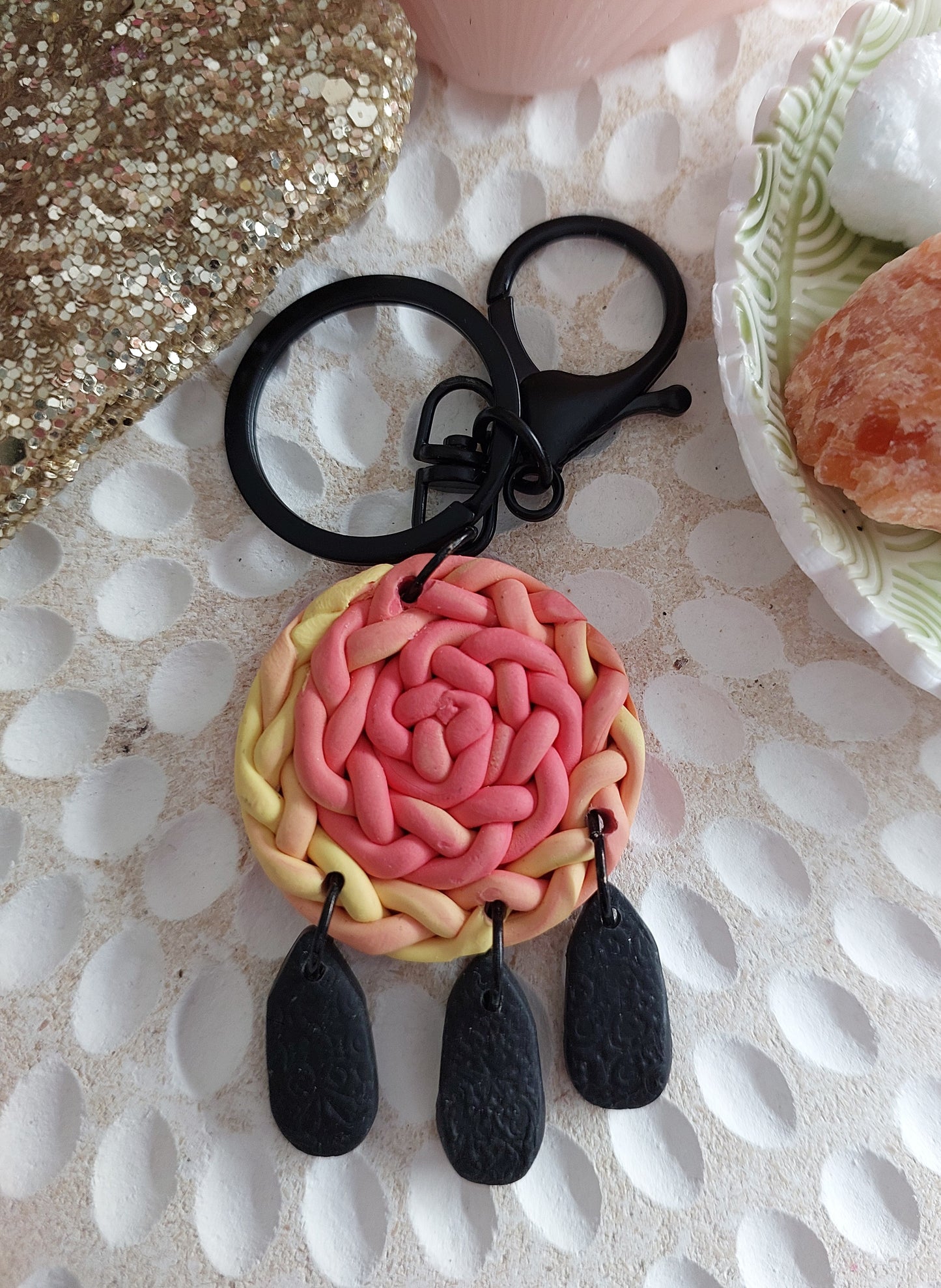Swirls Keyring