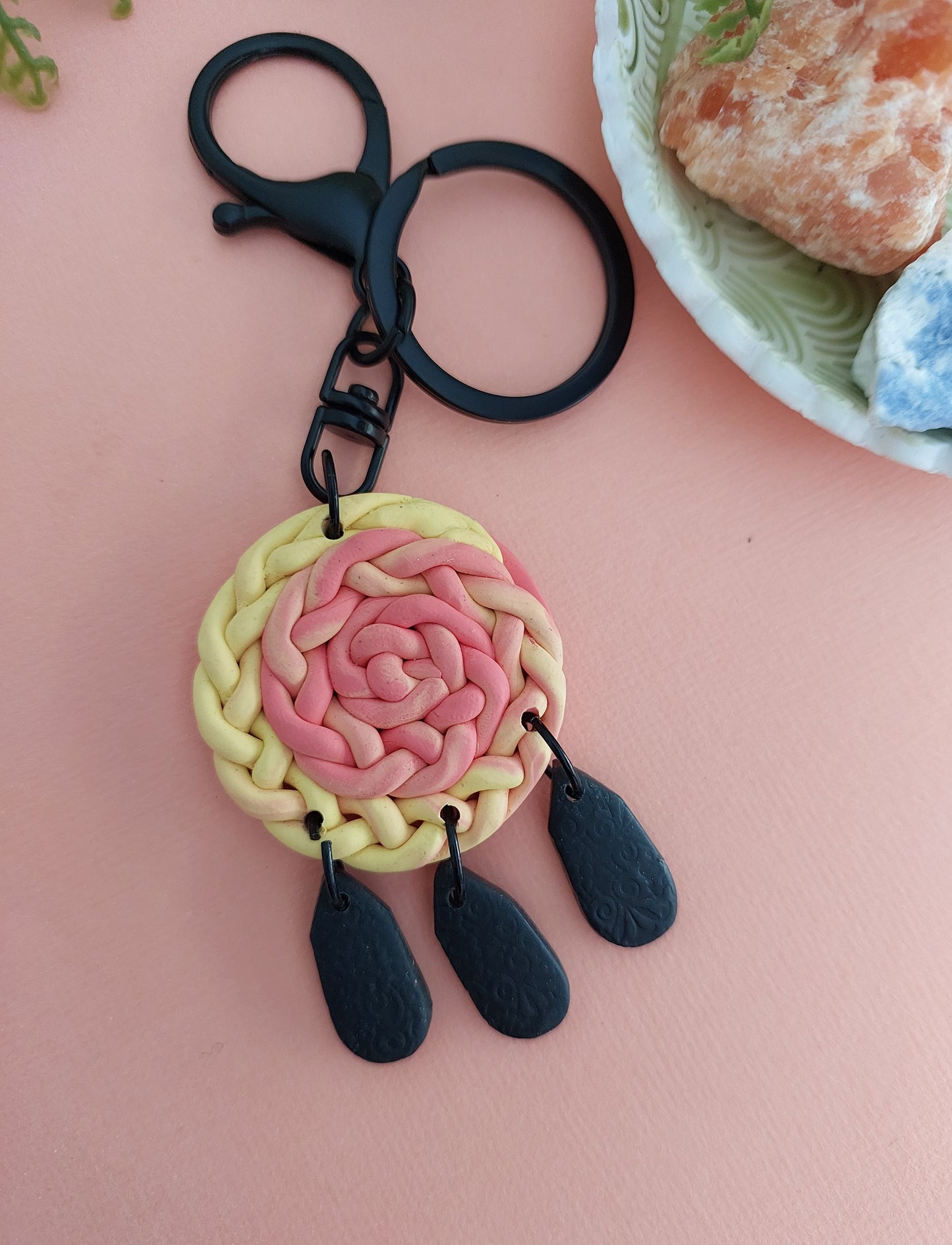 Swirls Keyring