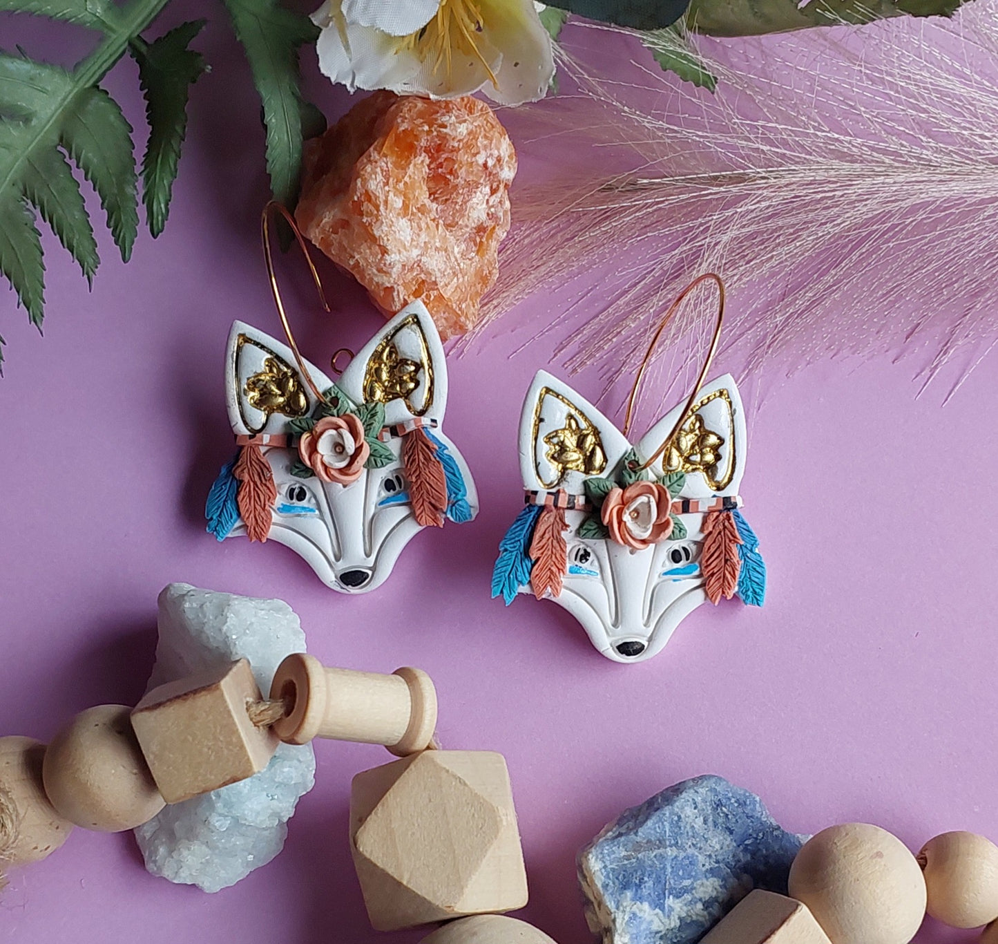 Fox and feathers