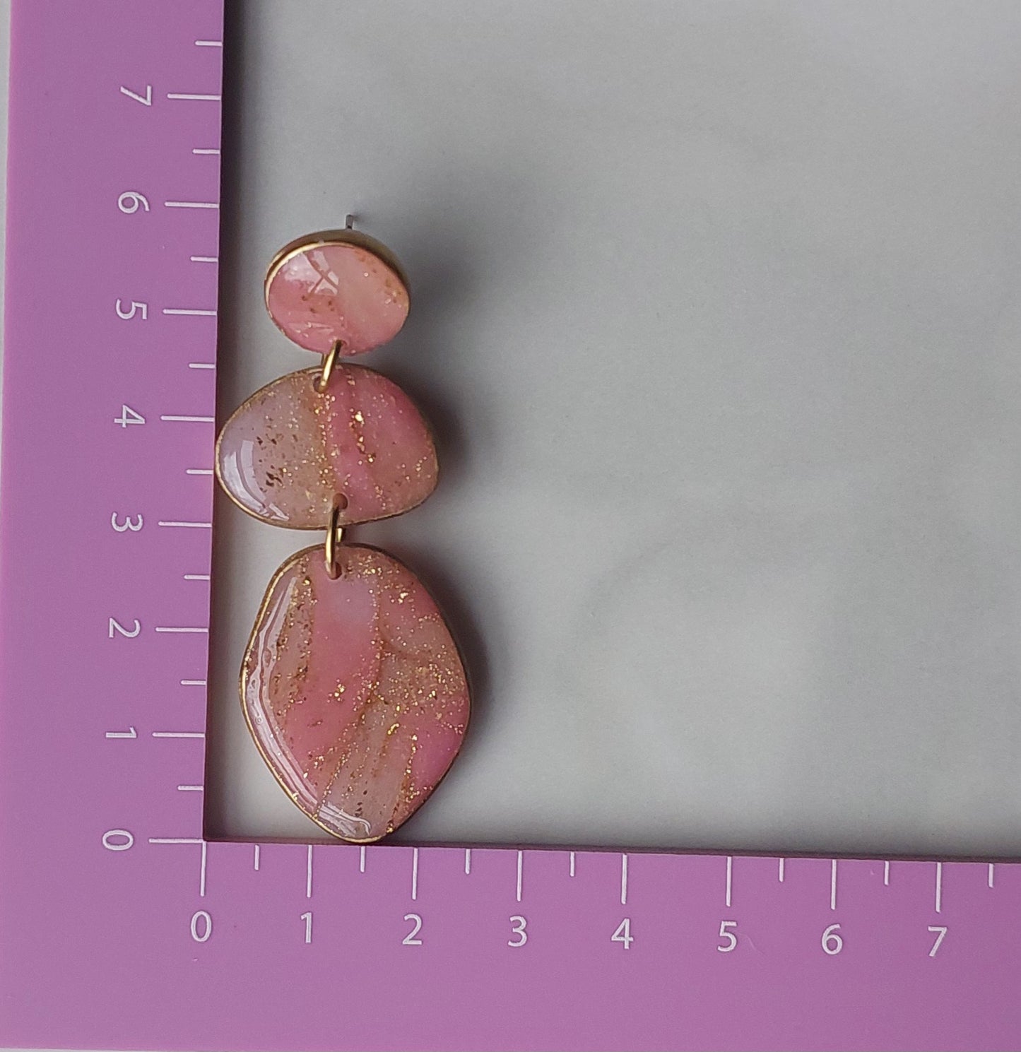 Pink pebble tripple drop.