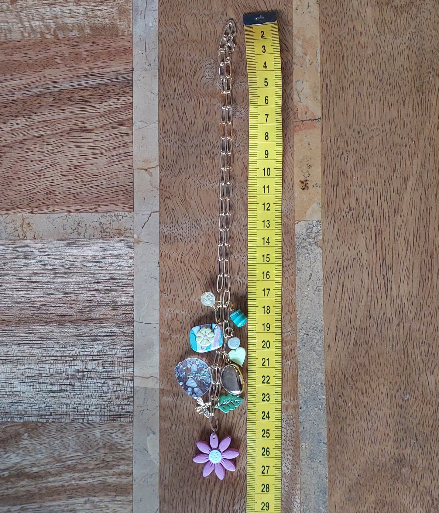 Spring Fling charm necklace
