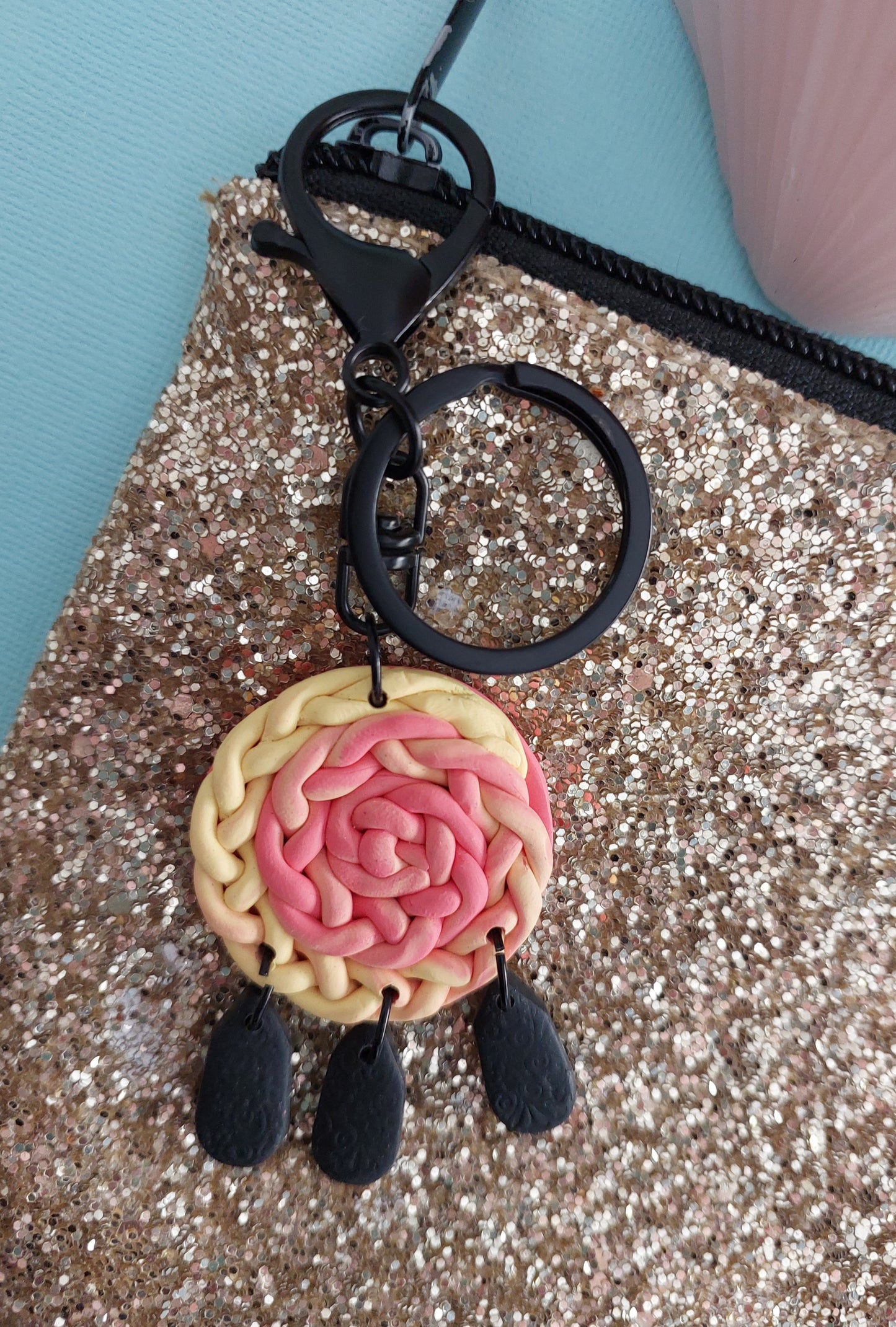 Swirls Keyring