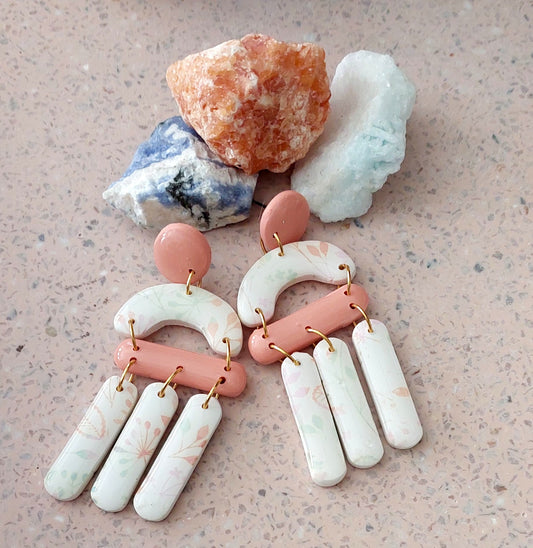 4 piece statement stud dangle