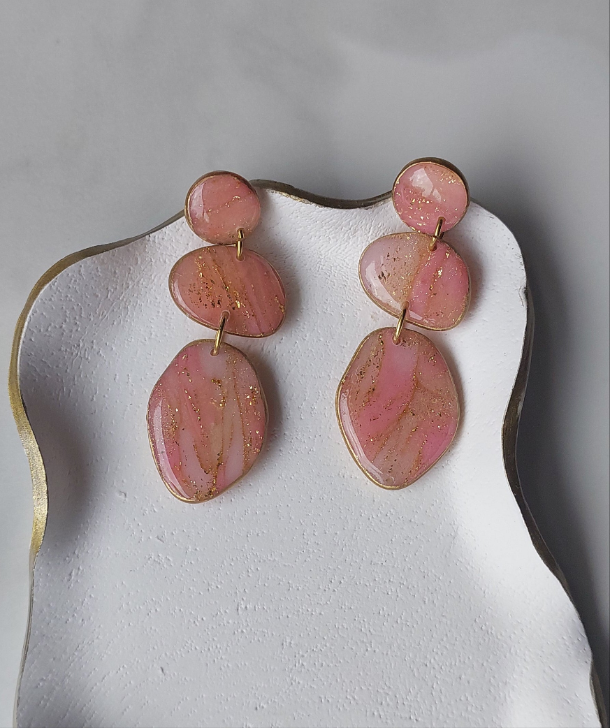 Pink pebble tripple drop.